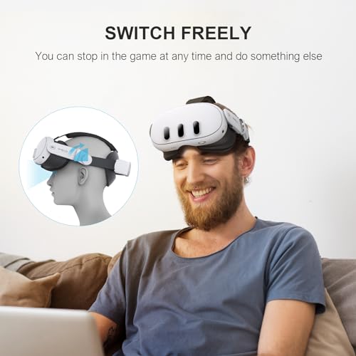 BOBOVR M3 Mini Lightweight Head Strap for Quest 3 VR Headset - Sports Friendly